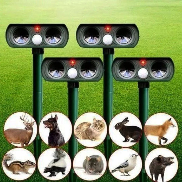 Ultrasone solar dierenverjager met bewegingsdetectie voor in de tuin