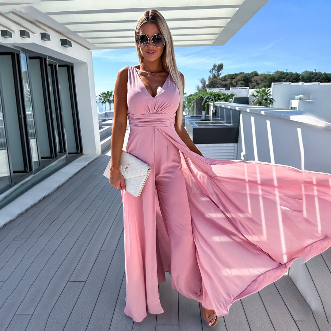 Elegante Dames Jumpsuit met Sleep