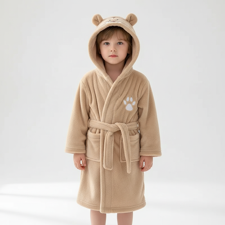 Plush kindermorgenjas - CozyWrap