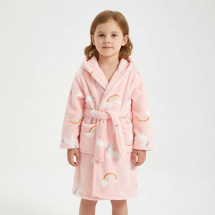 Plush kindermorgenjas - CozyWrap