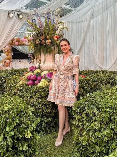 Maxi en mini bohemian jurk - Angela