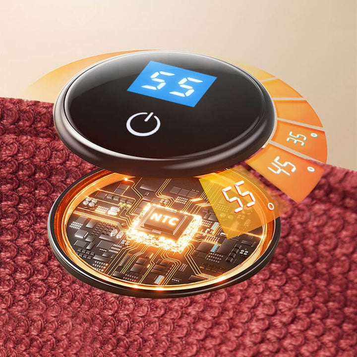 USB-warmteplaid van wafelfleece met drie standen