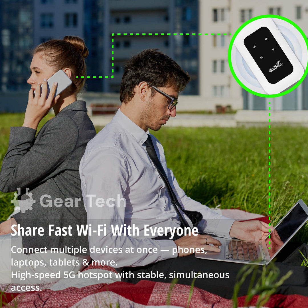 RoamWave 5G Draagbare WiFi Hotspot Voor Reizen Of Thuisgebruik