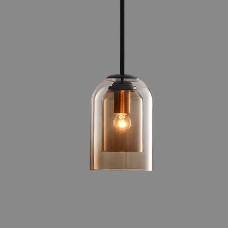 Elegante Dubbele Glazen Kroonluchter - AuraGlas