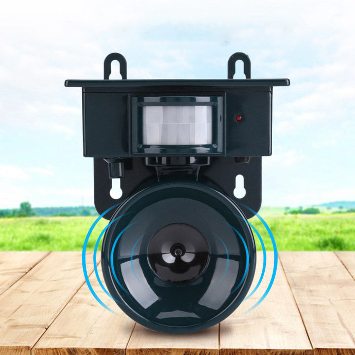 Vogelverjager voor de tuin, bewegingssensor ongediertebestrijding met sonische & ultrasone output