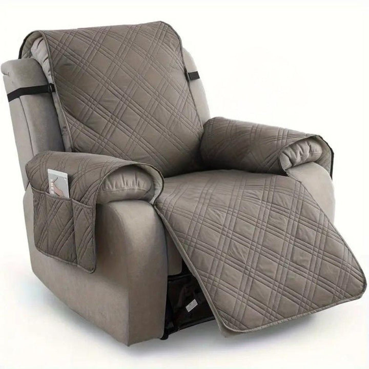 Beschermende fauteuilhoes met gewatteerd ontwerp