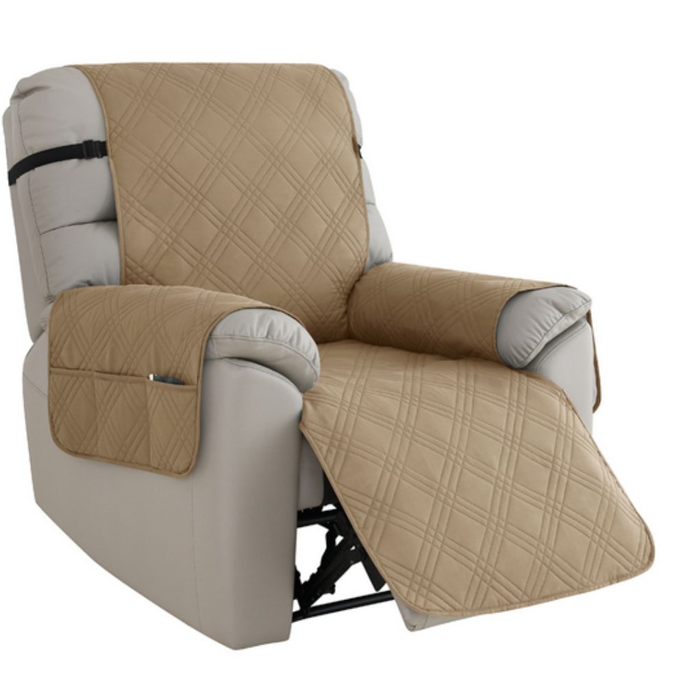 Beschermende fauteuilhoes met gewatteerd ontwerp