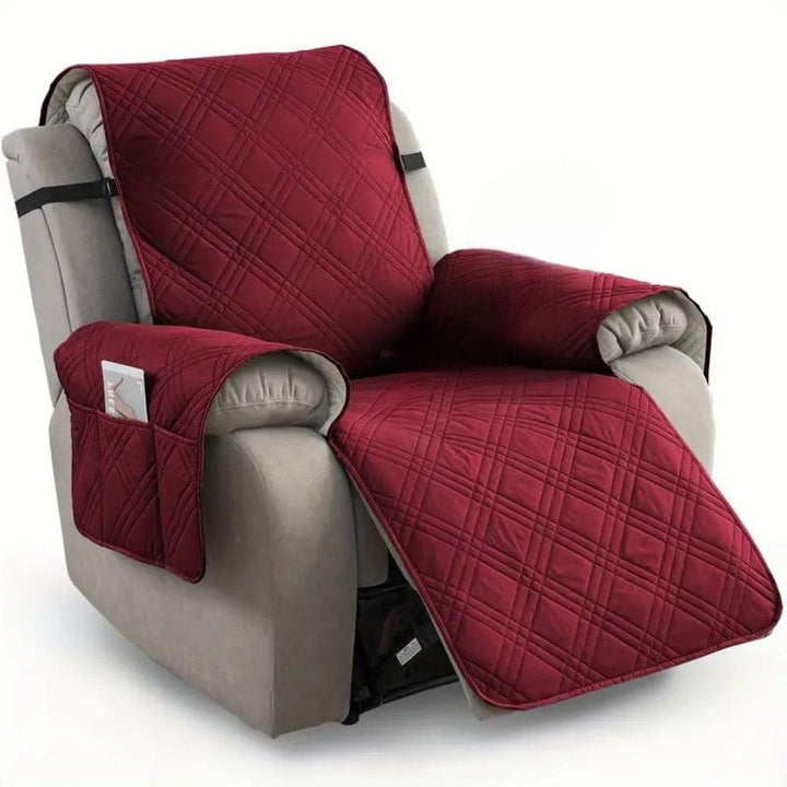 Beschermende fauteuilhoes met gewatteerd ontwerp