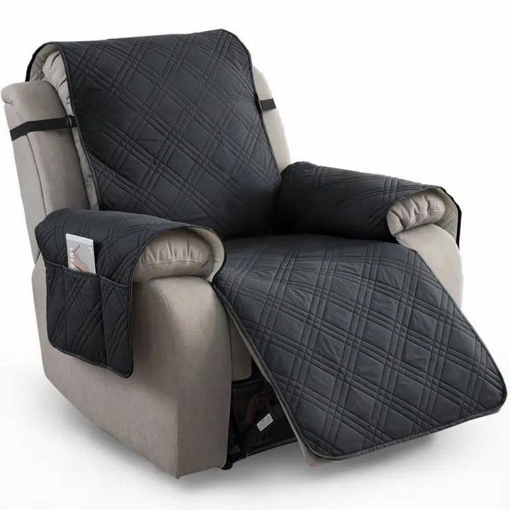 Beschermende fauteuilhoes met gewatteerd ontwerp