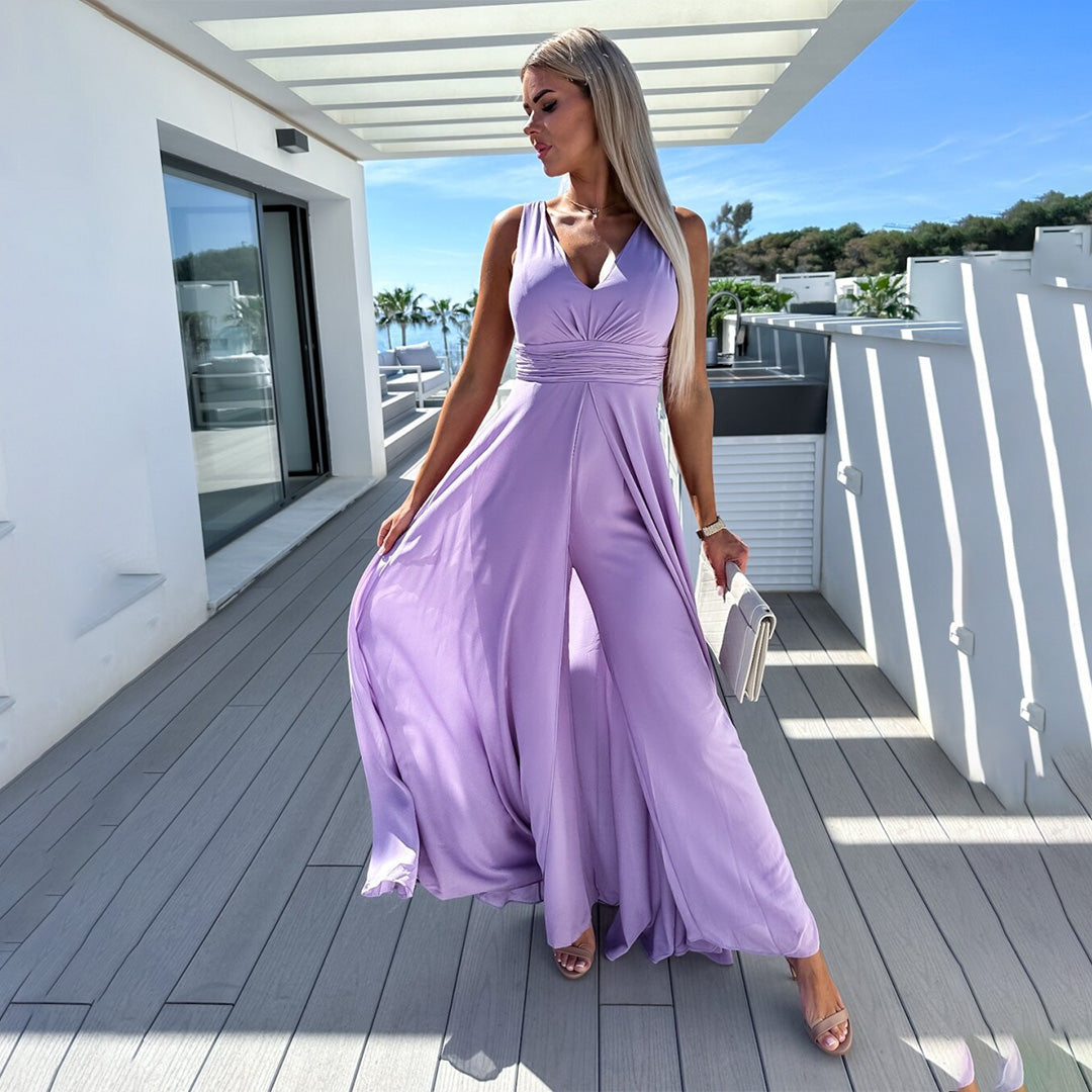 Elegante Dames Jumpsuit met Sleep