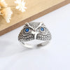 Sterling Zilveren Uil Ring
