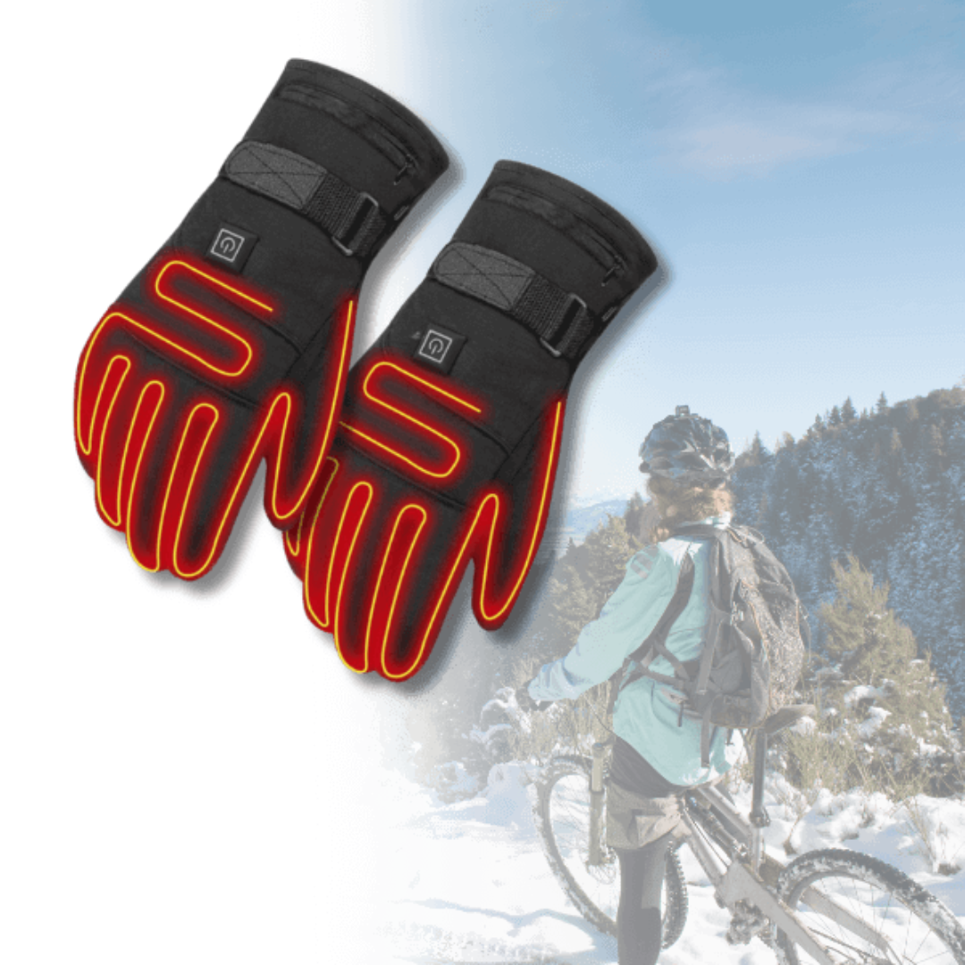 Oplaadbare verwarmde outdoorhandschoenen, waterdichte thermische handwarmers
