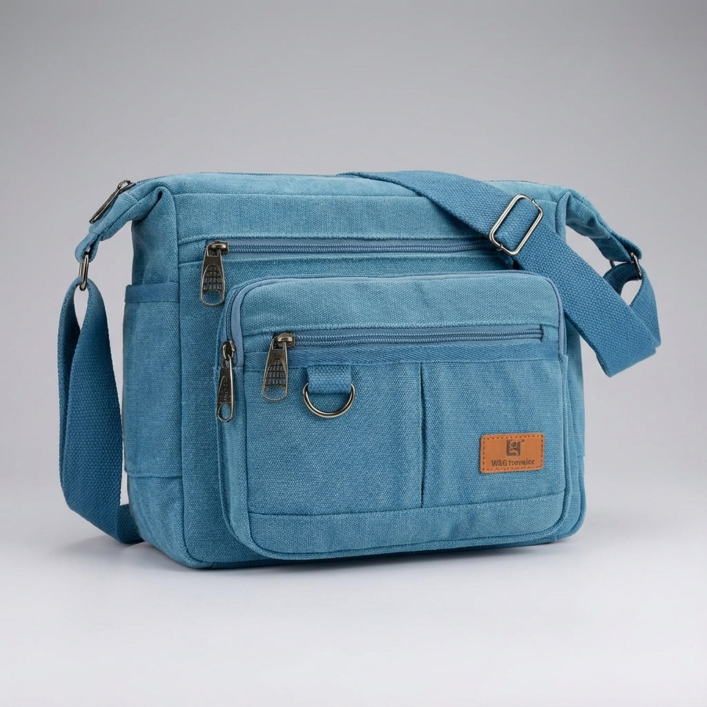 RFID Blokkende Messenger Tas - SecureCanvas