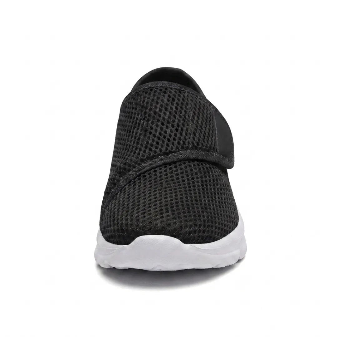 Comfortabele orthopedische wandelschoenen met klittenband voor brede of gezwollen voeten