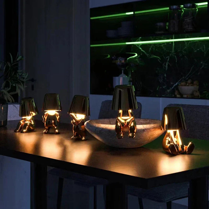 Draagbare tafellamp met aanraakbediening, dimbare sfeerverlichting