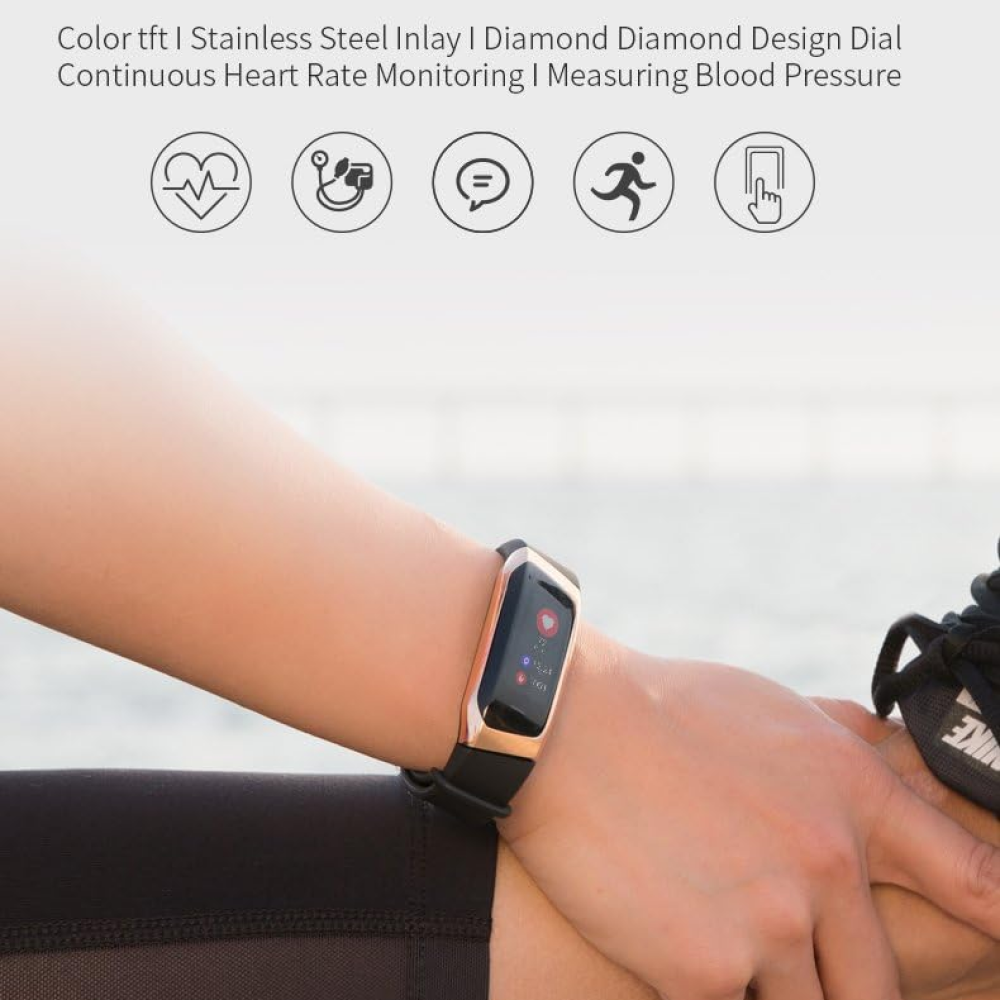 Fitness-smartwatch met slaap- en activiteitentracking