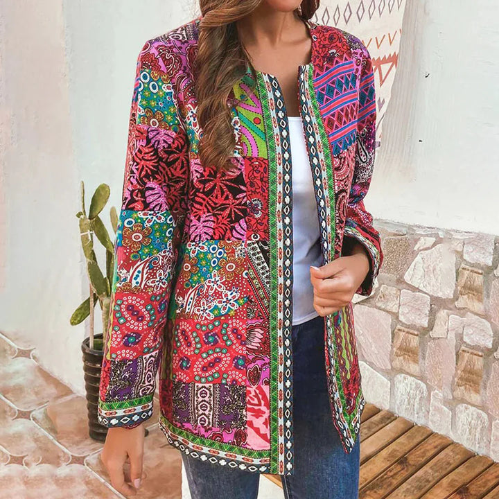 Gebreid Vest Retro Stijl Dames