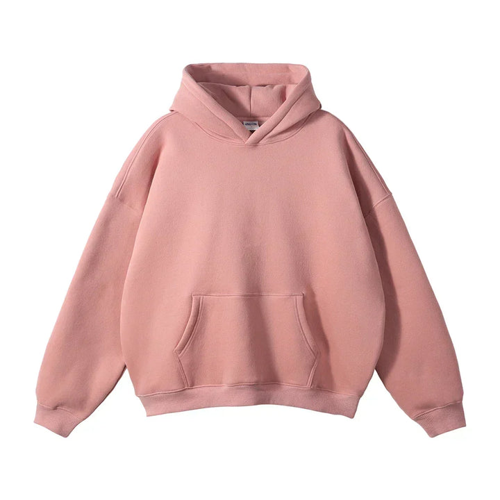 Losse herenhoodie met kangoeroezak