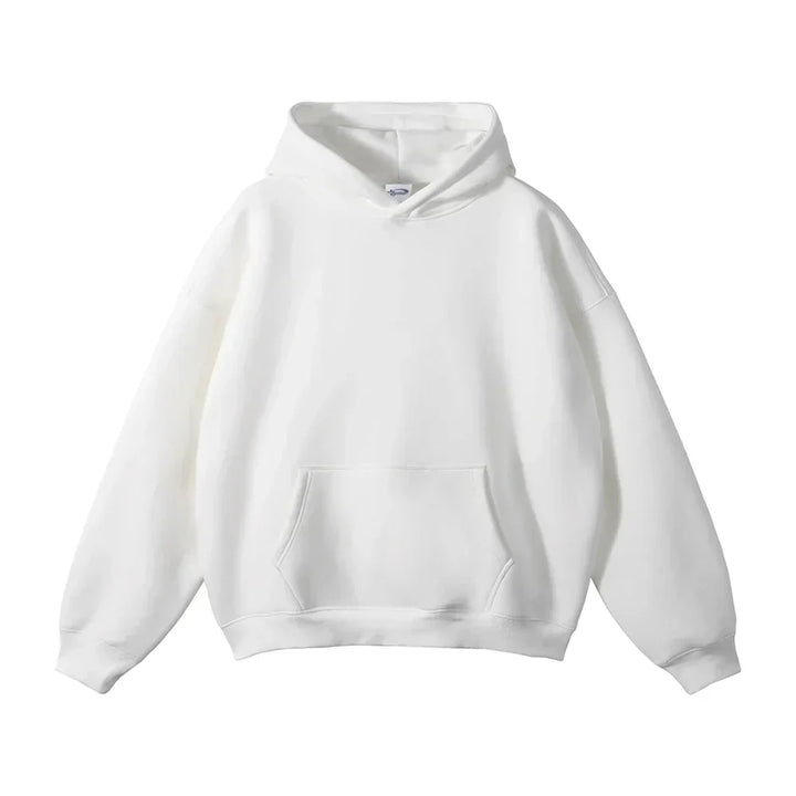 Losse herenhoodie met kangoeroezak
