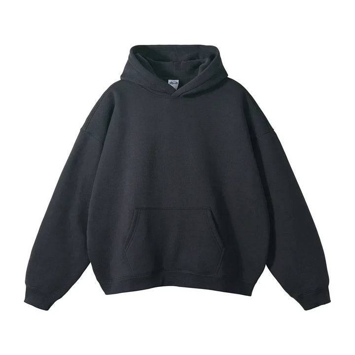 Losse herenhoodie met kangoeroezak