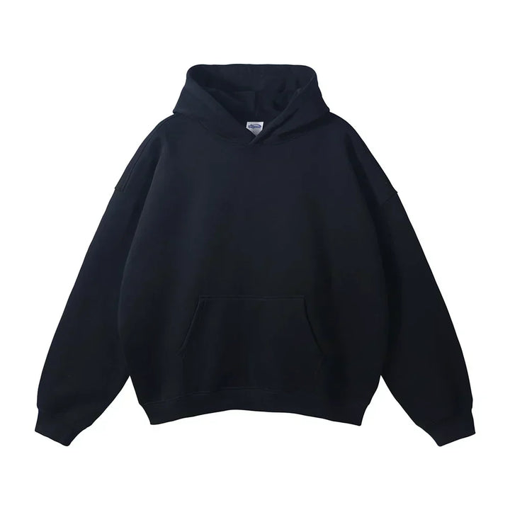 Losse herenhoodie met kangoeroezak