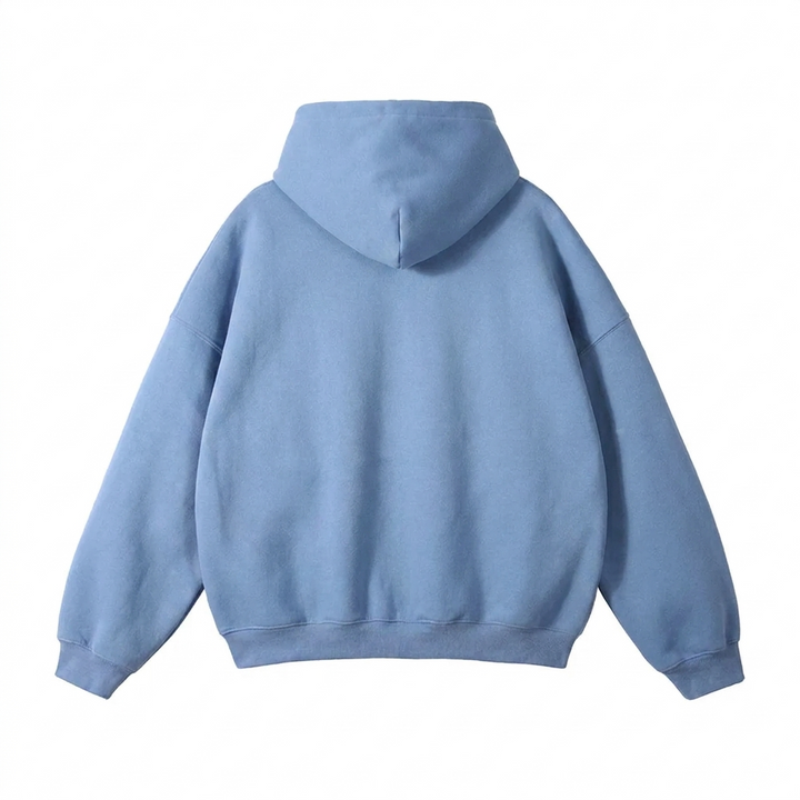 Losse herenhoodie met kangoeroezak