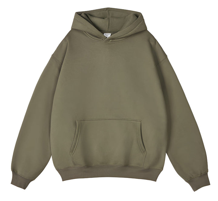 Losse herenhoodie met kangoeroezak