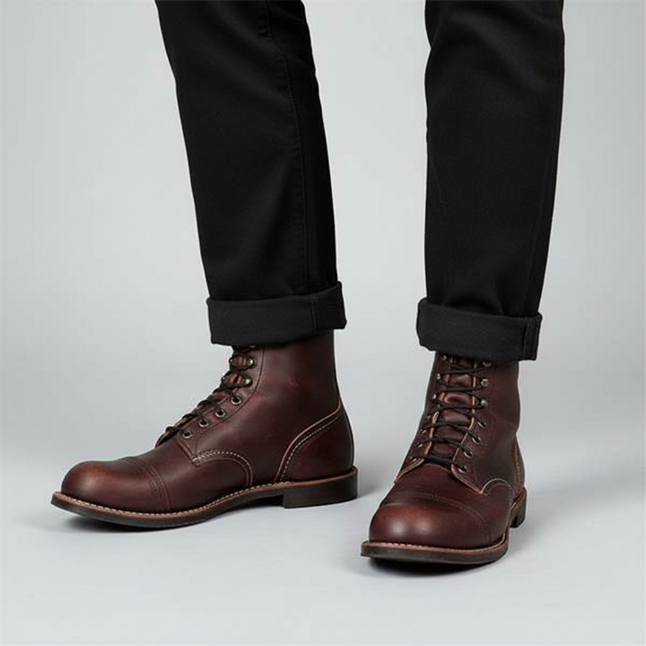 Retro leren herenschoenen – Leonard