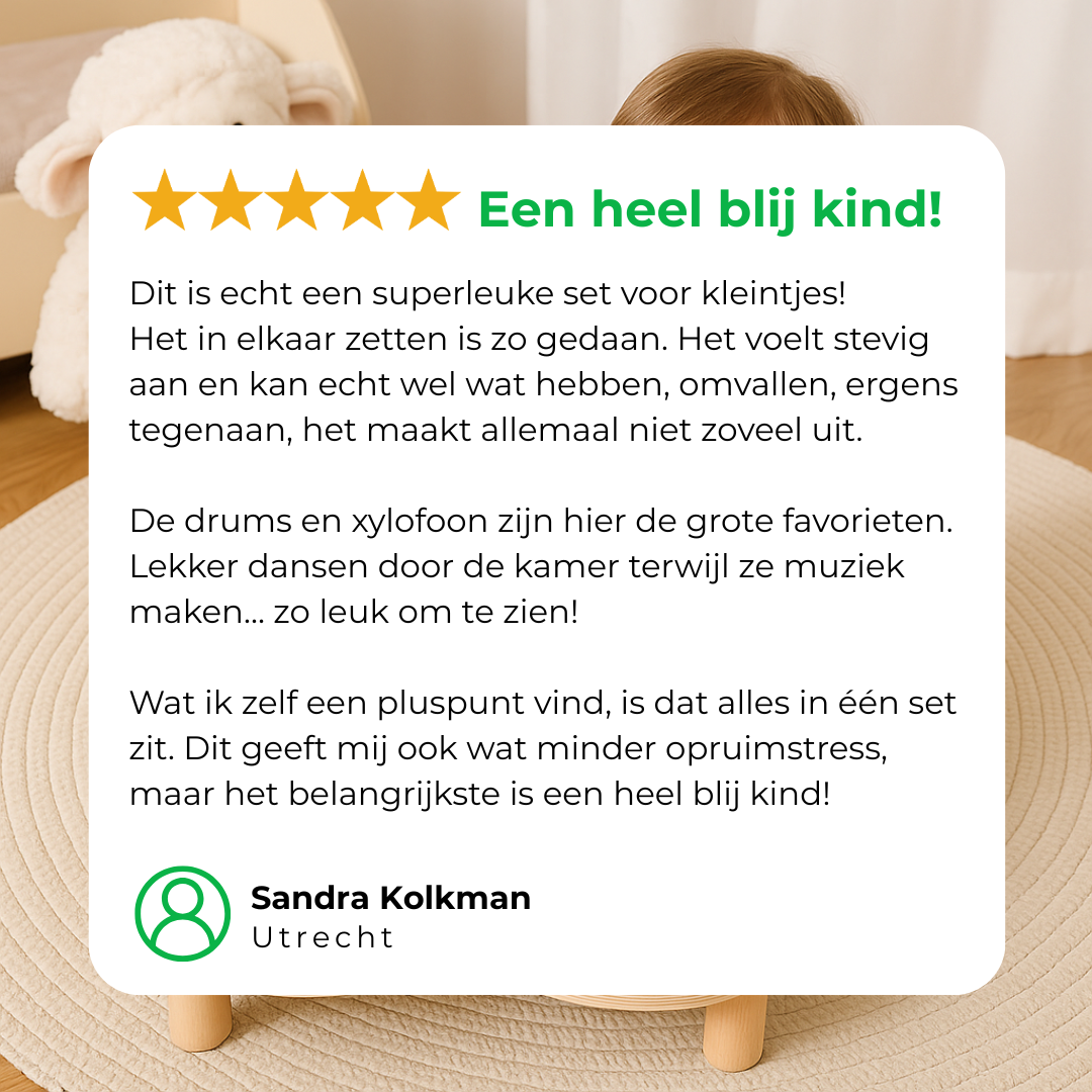 Houten Montessori-muziektafel – alles-in-één muziekinstrumentenset voor kinderen