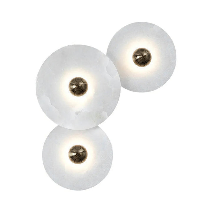 Decoratieve ronde LED-opbouwwandlamp