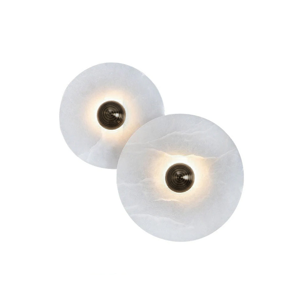 Decoratieve ronde LED-opbouwwandlamp