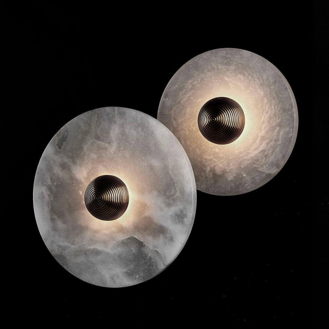 Decoratieve ronde LED-opbouwwandlamp