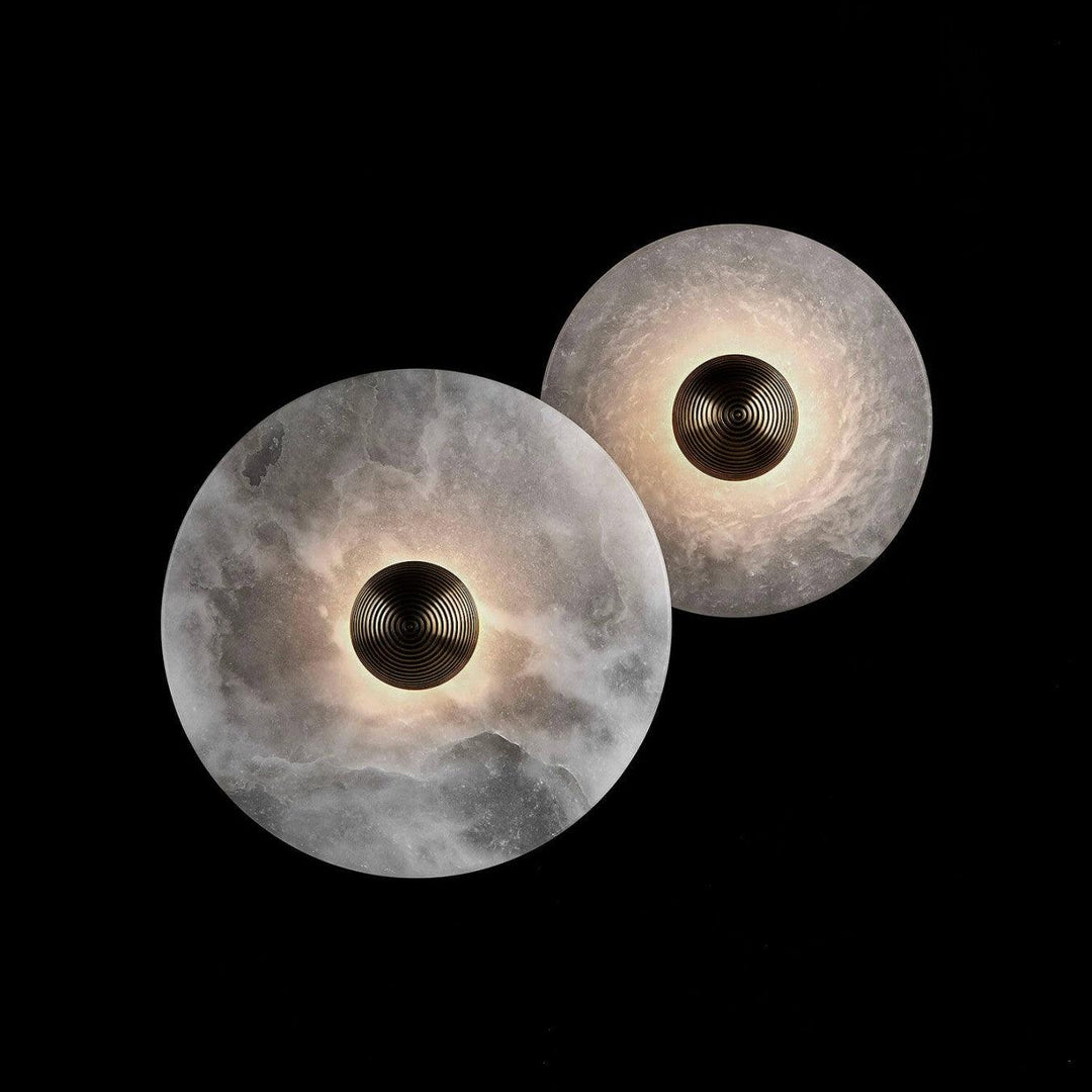 Decoratieve ronde LED-opbouwwandlamp