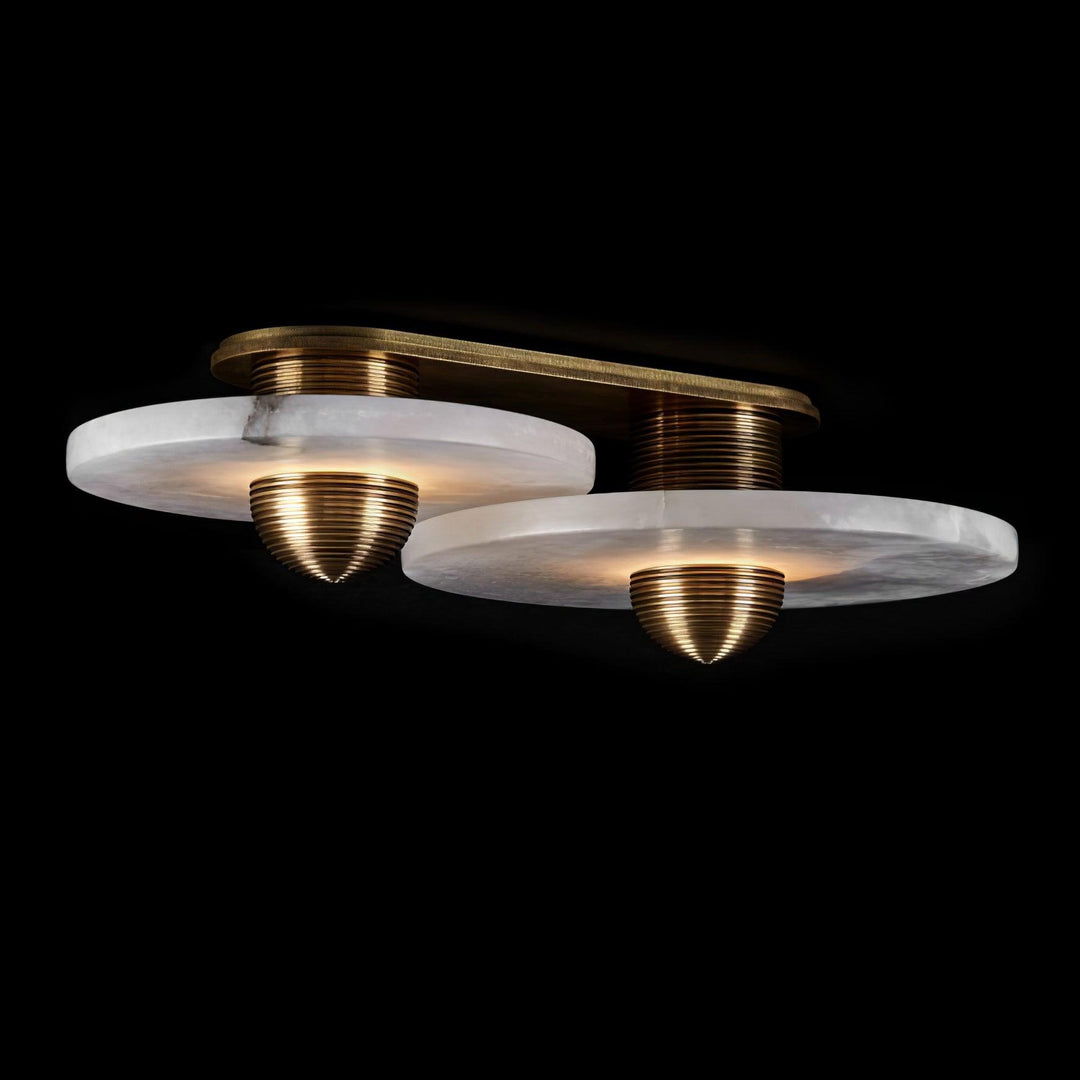 Decoratieve ronde LED-opbouwwandlamp