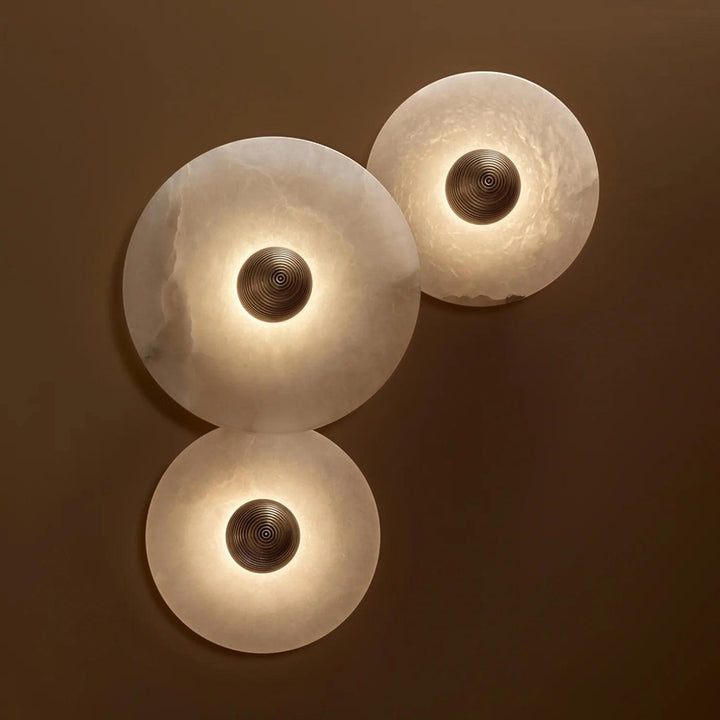 Decoratieve ronde LED-opbouwwandlamp