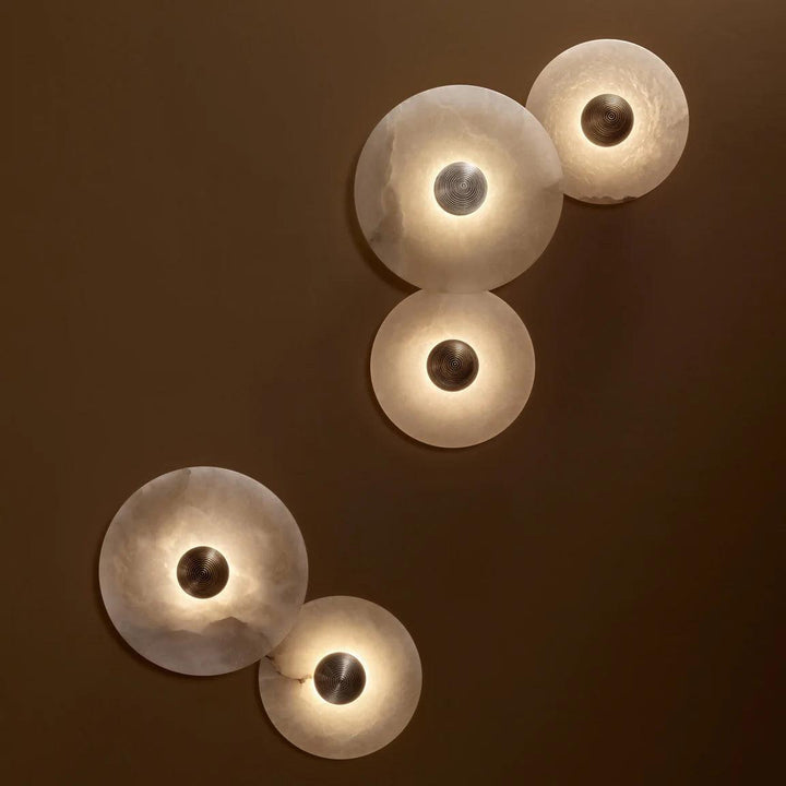Decoratieve ronde LED-opbouwwandlamp
