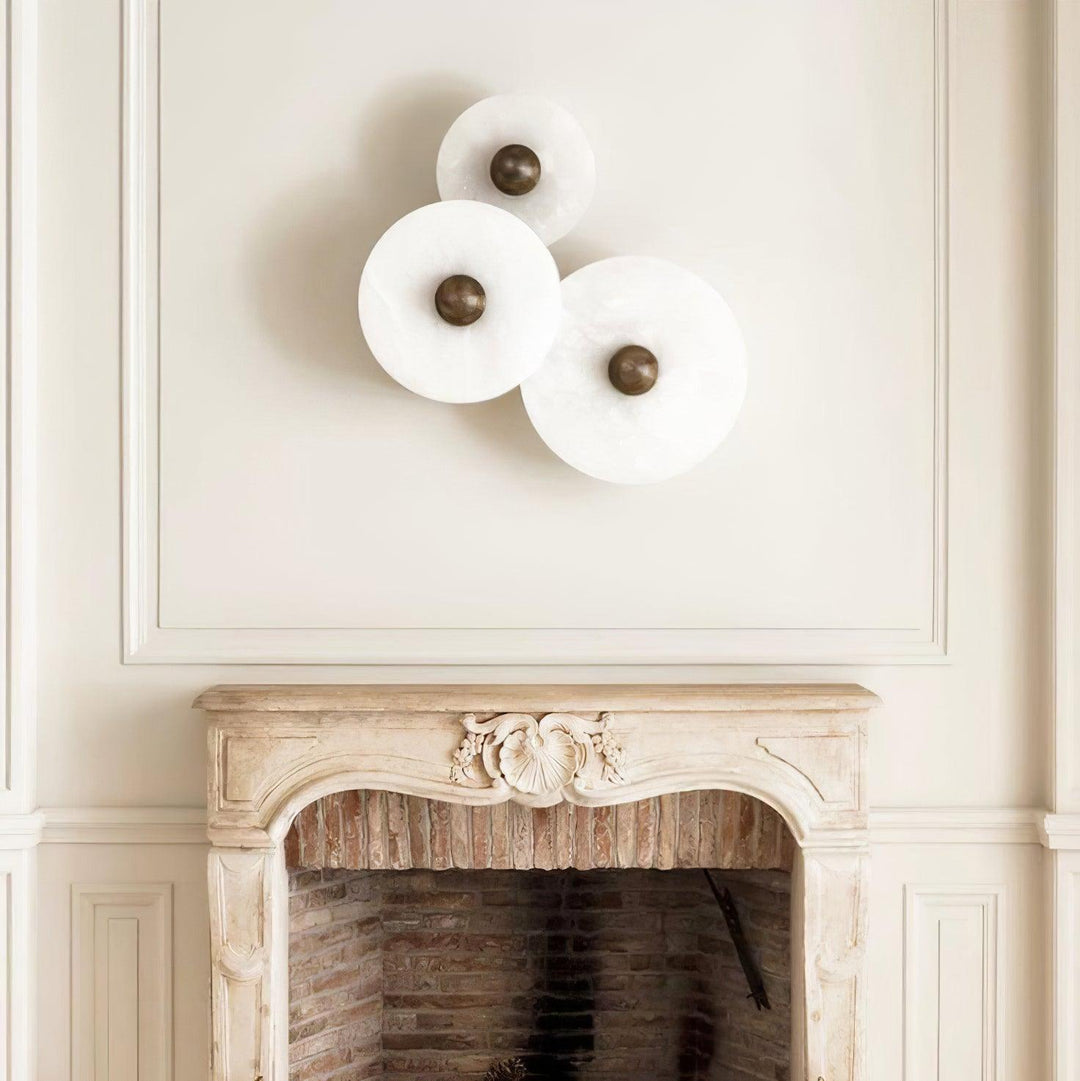 Decoratieve ronde LED-opbouwwandlamp