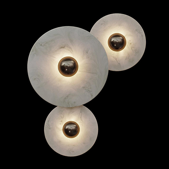 Decoratieve ronde LED-opbouwwandlamp