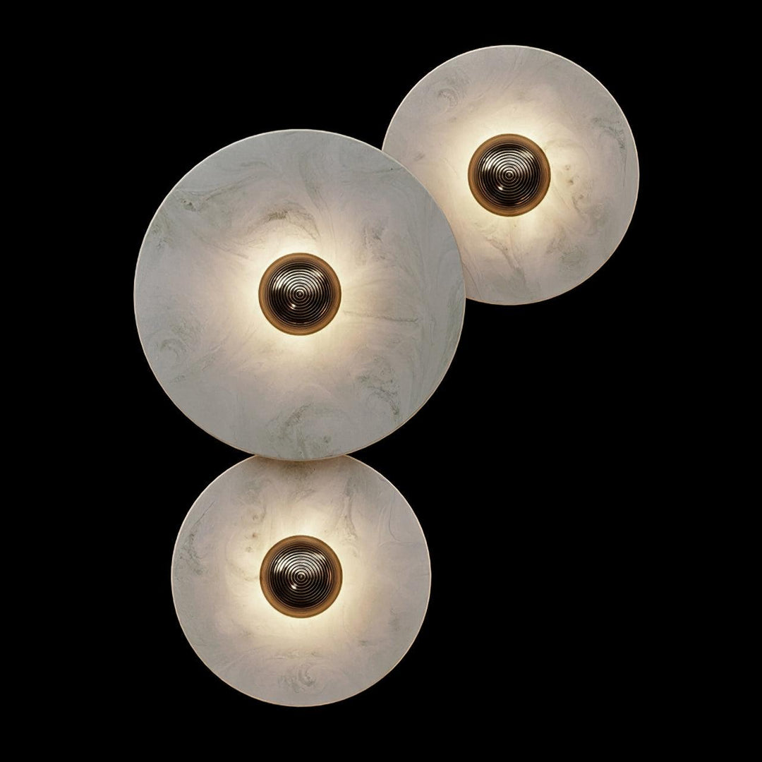 Decoratieve ronde LED-opbouwwandlamp