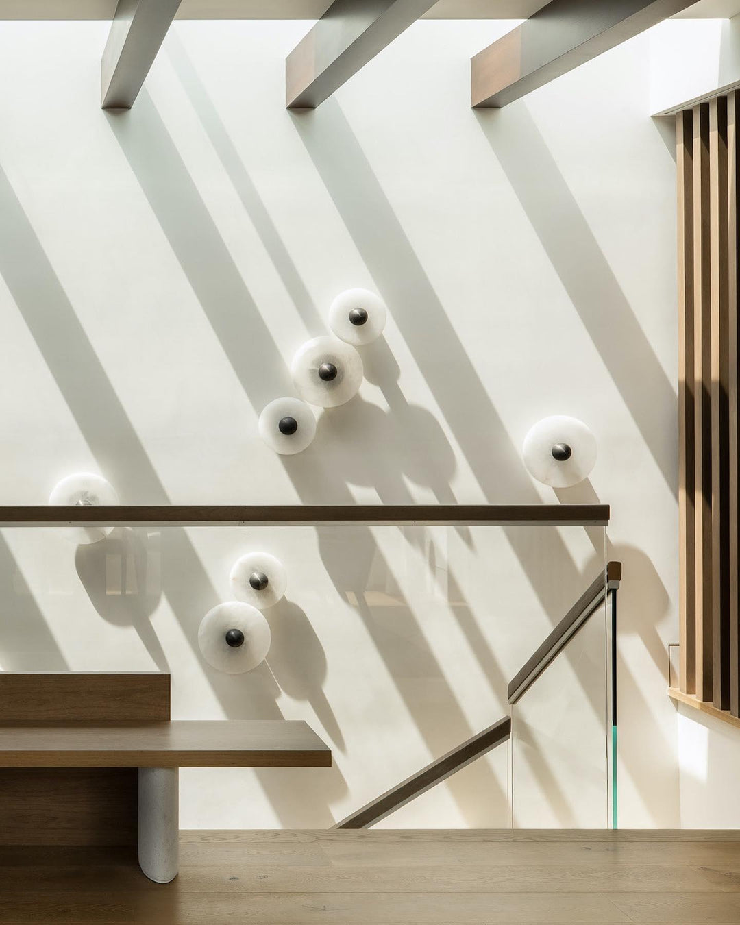 Decoratieve ronde LED-opbouwwandlamp