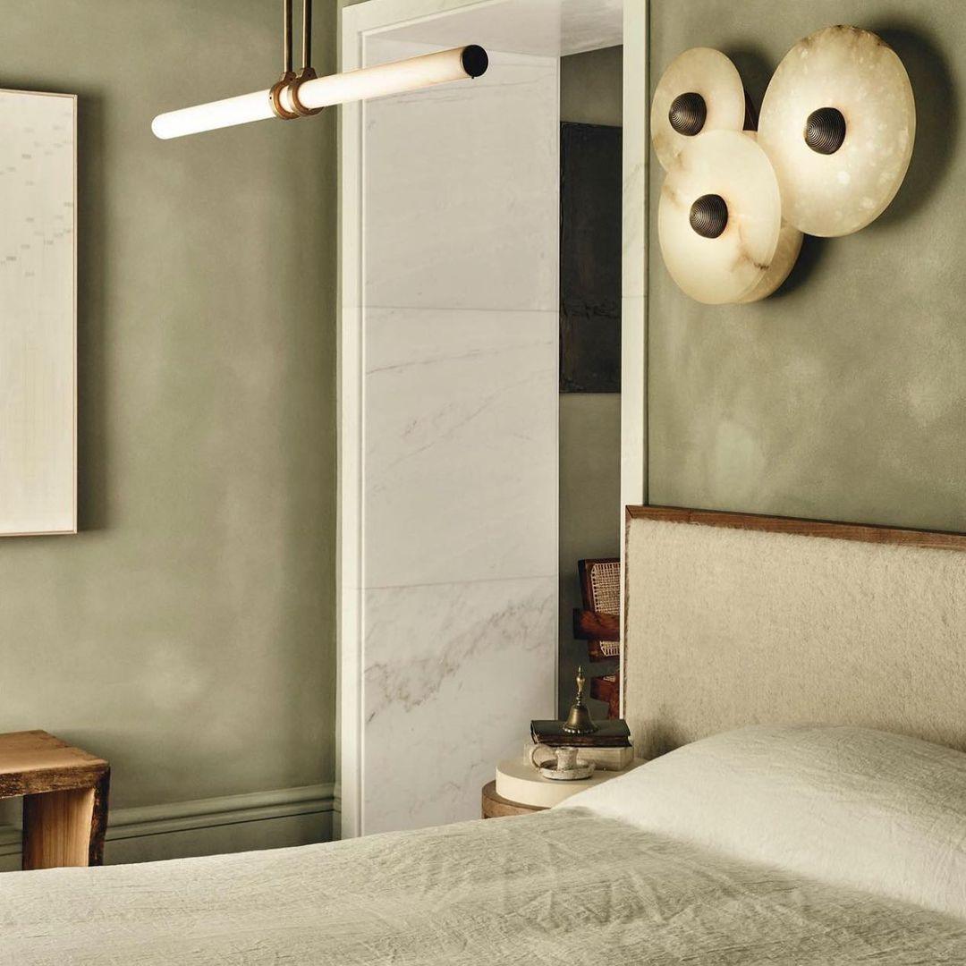 Decoratieve ronde LED-opbouwwandlamp