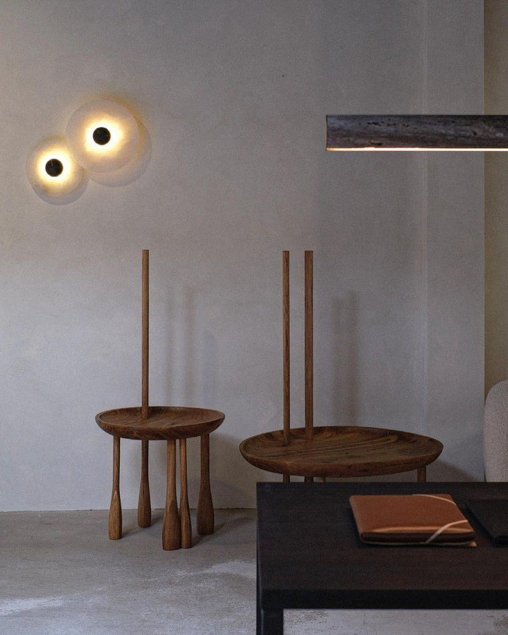 Decoratieve ronde LED-opbouwwandlamp