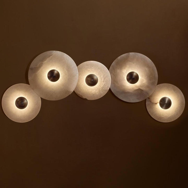 Decoratieve ronde LED-opbouwwandlamp