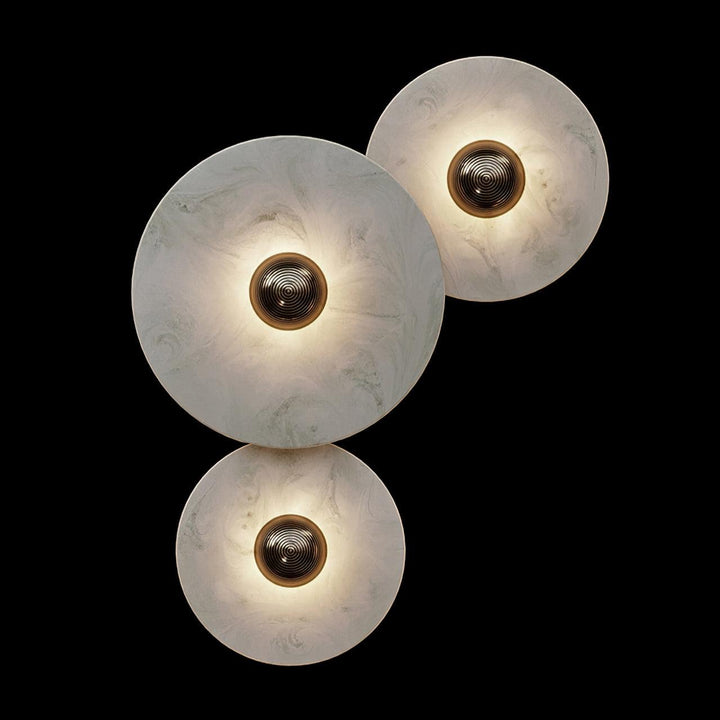 Decoratieve ronde LED-opbouwwandlamp