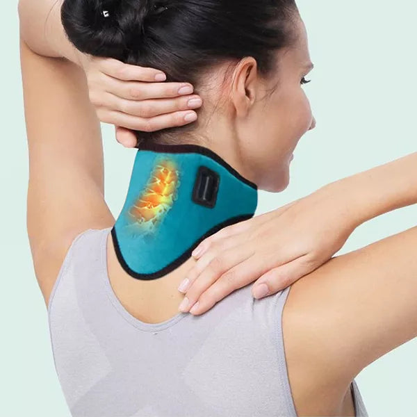 Elektrische verwarmde nekwrap, instelbare warmtetherapie