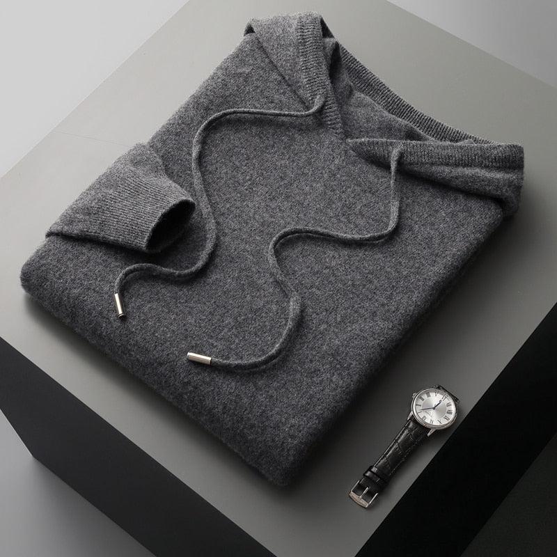 Herenhoodie van merinowol – Cassiano Herfsteditie