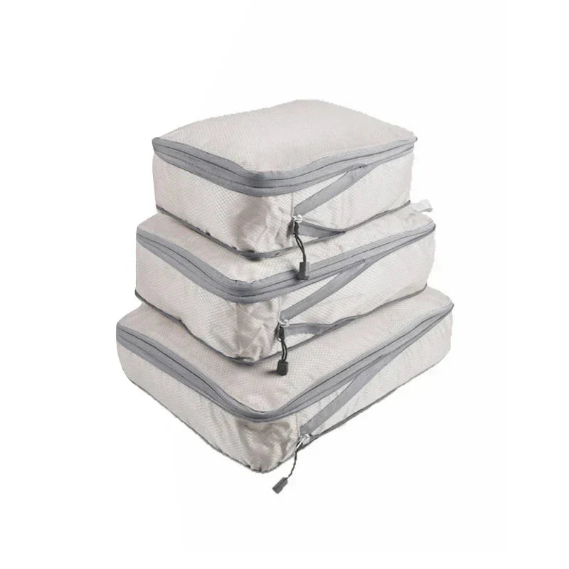 Set compressie-pakkubussen voor kofferorganisatie - 3 stuks