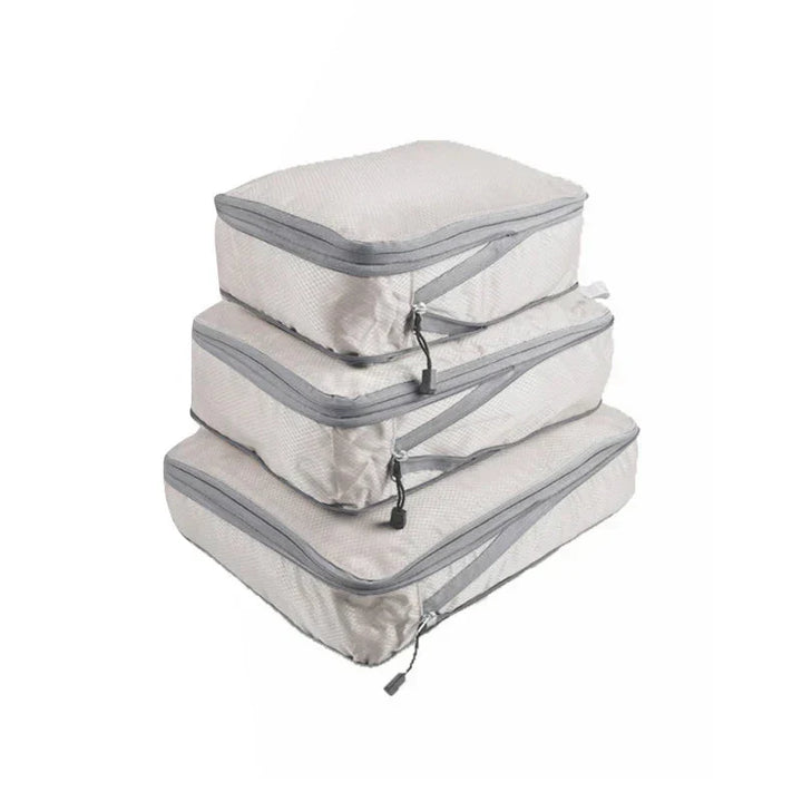 Set compressie-pakkubussen voor kofferorganisatie - 3 stuks