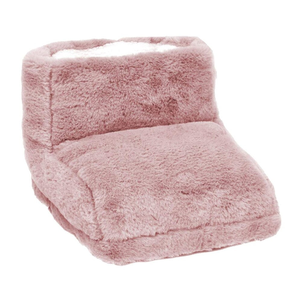 Draadloze oplaadbare voetenwarmer van zachte fleece