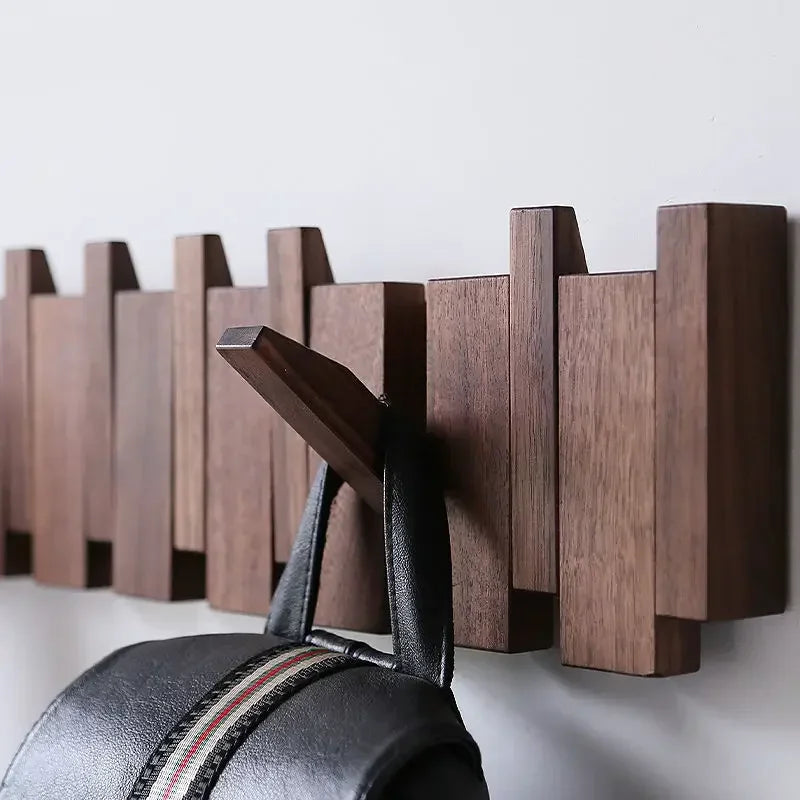 Piano-Kapstok van Hout – Elegante Wandorganizer voor de Hal